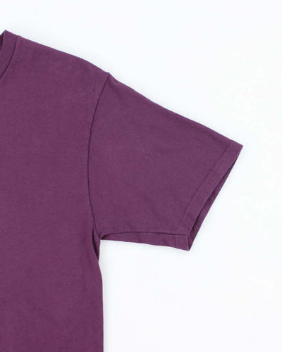 Vintage Stussy Holographic Logo T-shirt - M