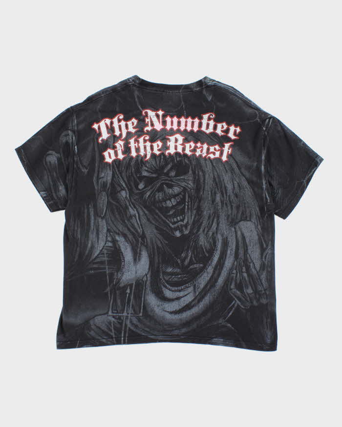 Vintage Iron Maiden All Over Print T-shirt - XL