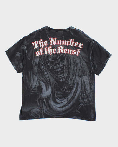 Vintage Iron Maiden All Over Print T-shirt - XL