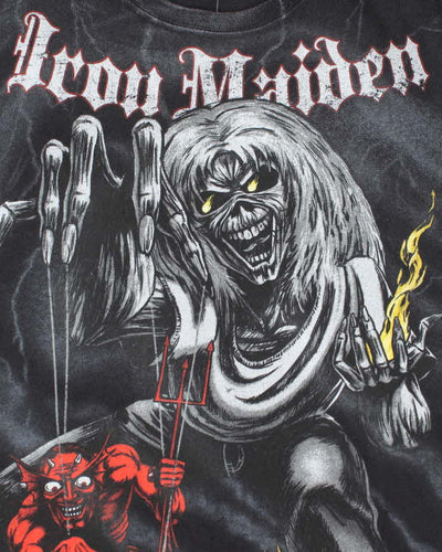 Vintage Iron Maiden All Over Print T-shirt - XL