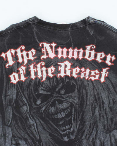 Vintage Iron Maiden All Over Print T-shirt - XL