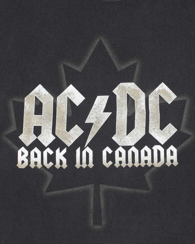 Vintage ACDC Back In Canada T-shirt - L