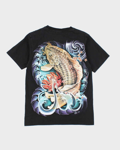 Vintage Y2k 00s Cabello Koi Fish T-shirt - S