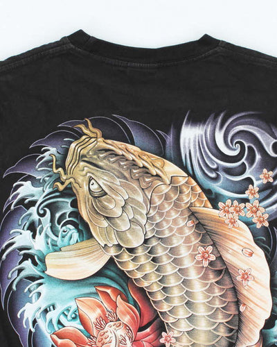 Vintage Y2k 00s Cabello Koi Fish T-shirt - S