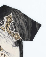 Vintage Y2k 00s Konflic All Over Print T-shirt - M