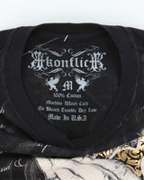 Vintage Y2k 00s Konflic All Over Print T-shirt - M