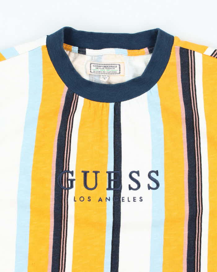 Vintage Guess Originals Stripe T-shirt M - Main Image