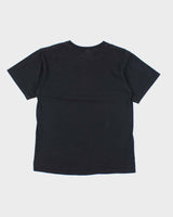 Vintage In Flames Black Short Sleeve T-shirt - M