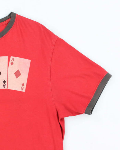 Vintage Lucky Brand Playing Cards T-shirt - XL