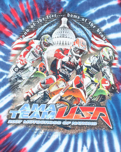 Vintage USA Motocross Of Nations 2007 T-shirt - L