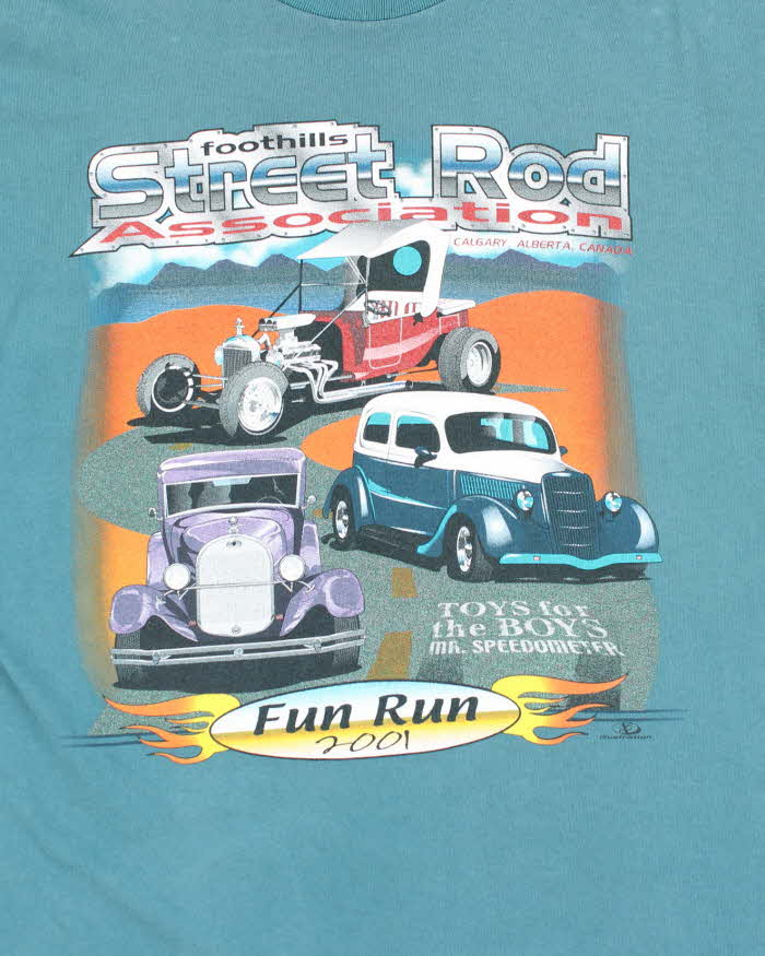 Vintage 00s Street Rod Association Fun Run T-shirt - M