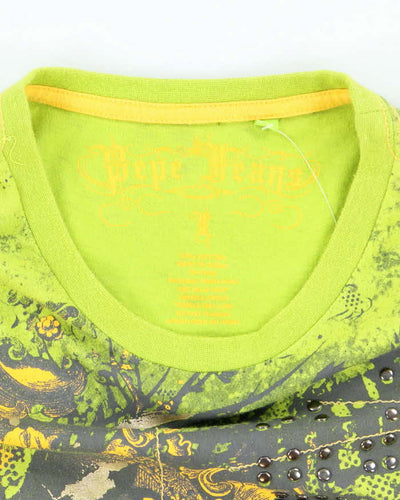 Vintage Y2k 00s Pepe Jeans Single Stitch T-shirt - L