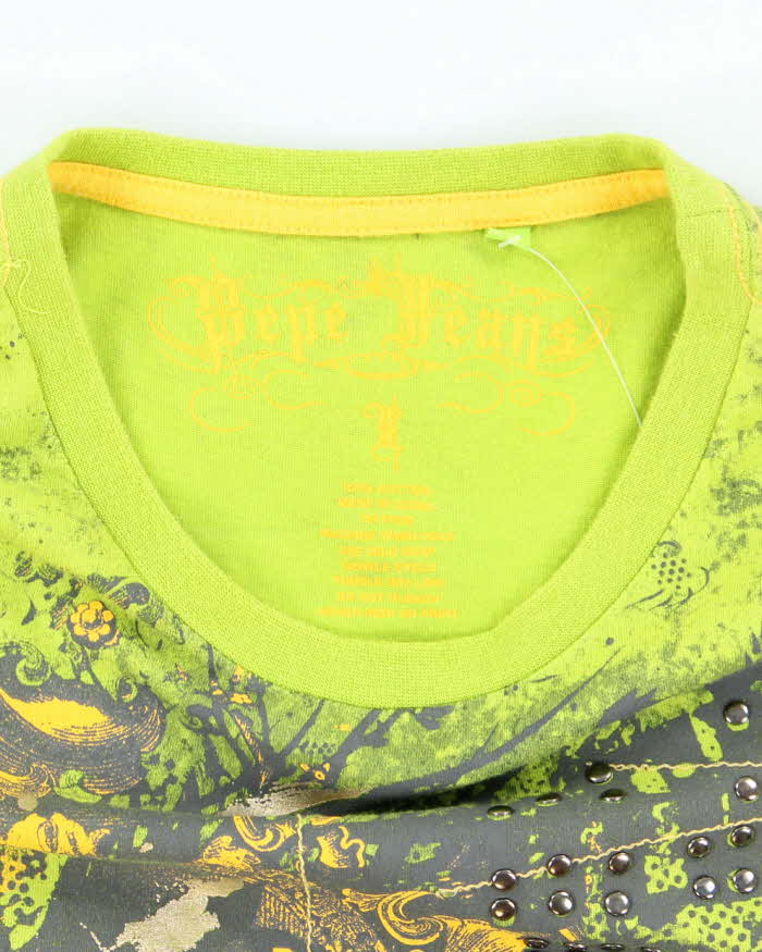 Vintage Y2k 00s Pepe Jeans Single Stitch T-shirt - L