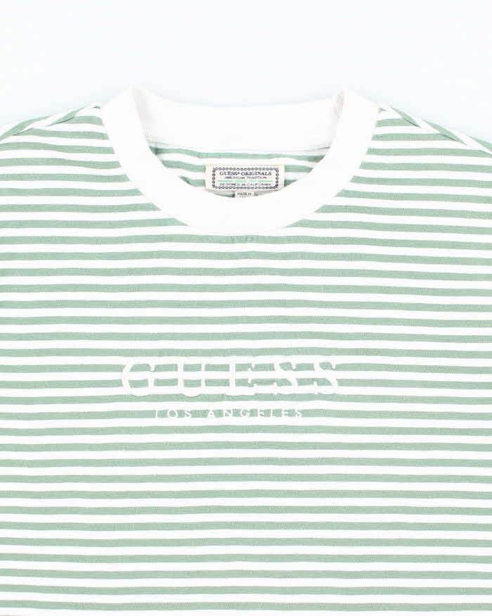 Vintage Guess Originals Oversized Stripe T-shirt - S