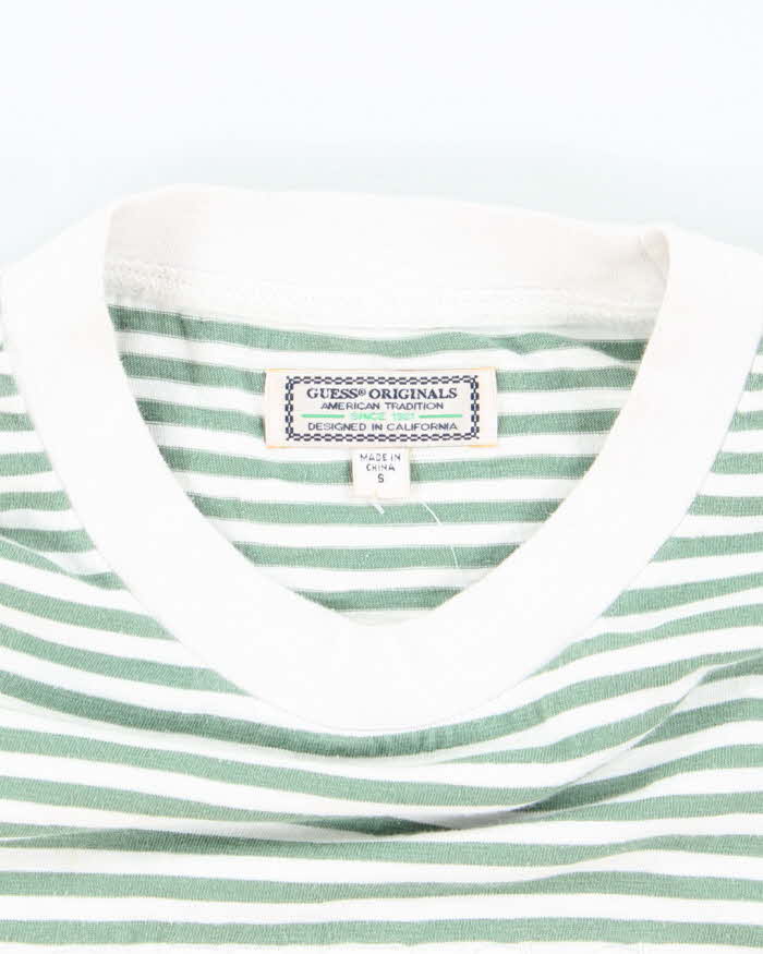 Vintage Guess Originals Oversized Stripe T-shirt - S