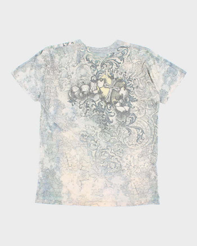 Vintage Y2k 00s Vick Mayhem All Over Print T-shirt - L