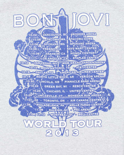 Vintage Bon Jovi What About Now Tour T-shirt - L