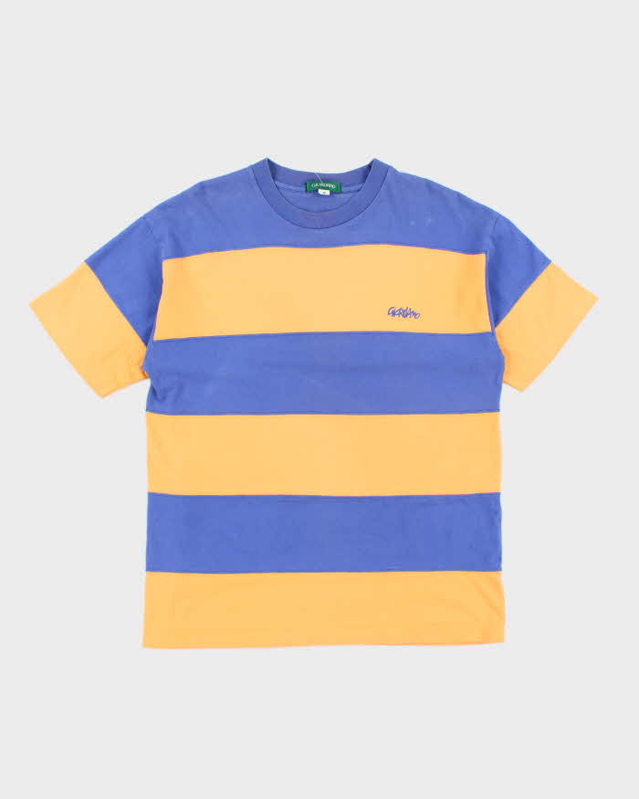 Vintage Giordano Stripe T-shirt - M