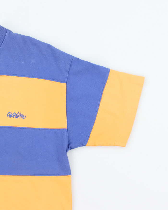 Vintage Giordano Stripe T-shirt - M