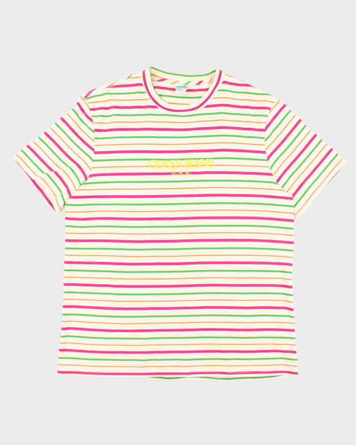 Vintage Guess Originals Stripe T-shirt - XL