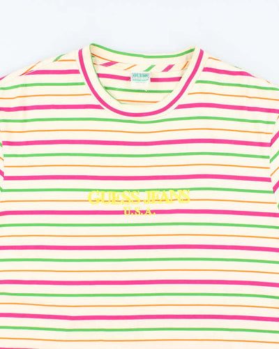 Vintage Guess Originals Stripe T-shirt - XL