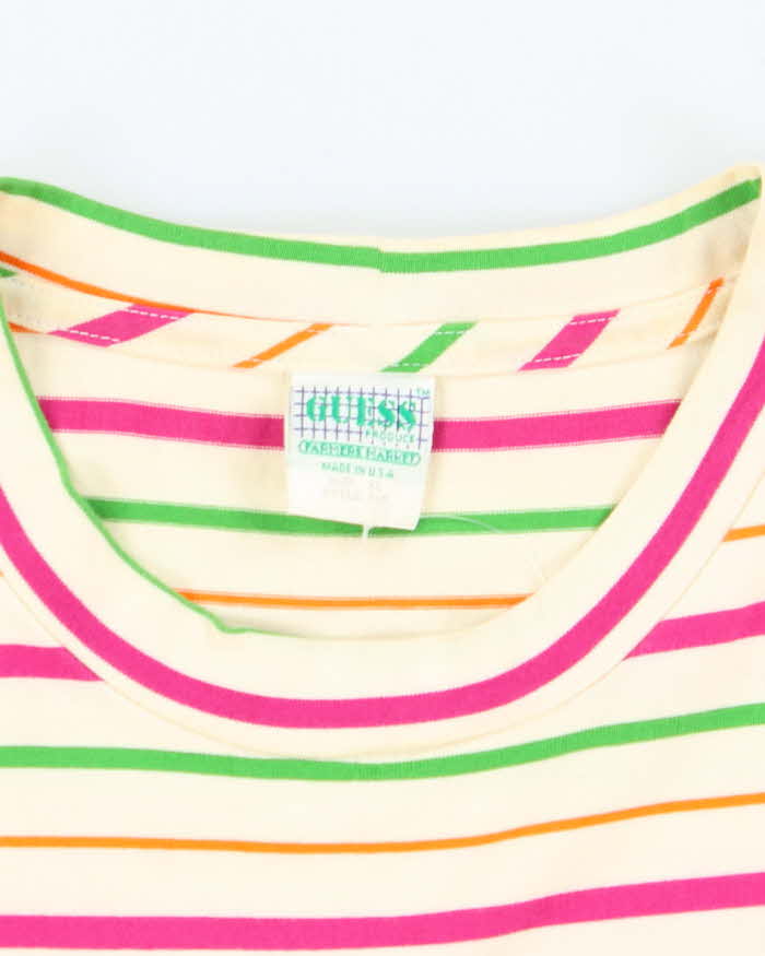 Vintage Guess Originals Stripe T-shirt - XL