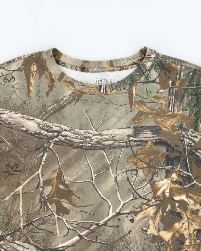 Vintage Red Head Realtree Long Sleeve T-shirt - L