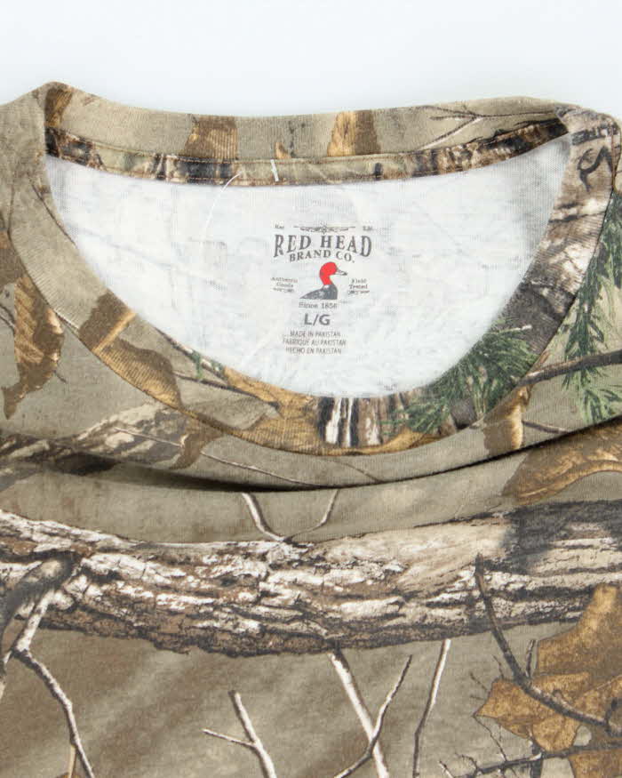 Vintage Red Head Realtree Long Sleeve T-shirt - L