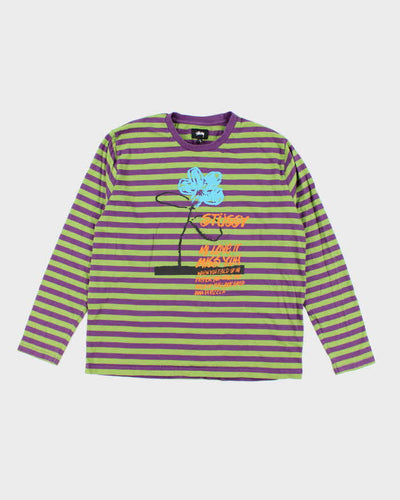 Vintage Stussy Long Sleeve T-shirt - XL