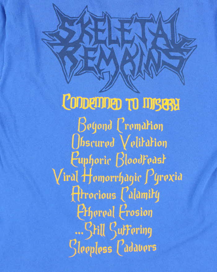 Vintage 2000's Skeletal Remains T-shirt - M