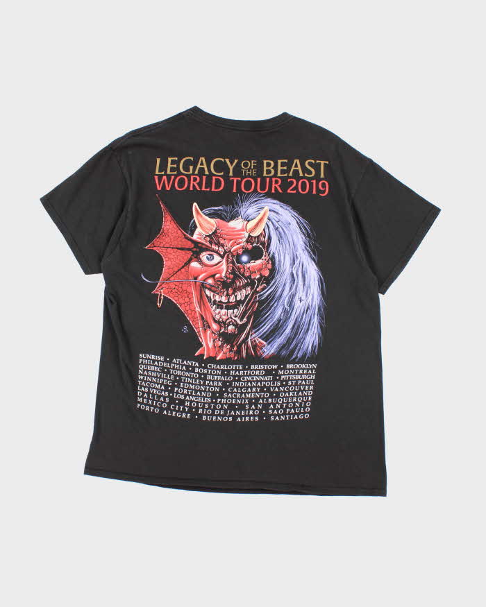 Vintage Iron Maiden Legacy Of The Beast Tour T-shirt - L
