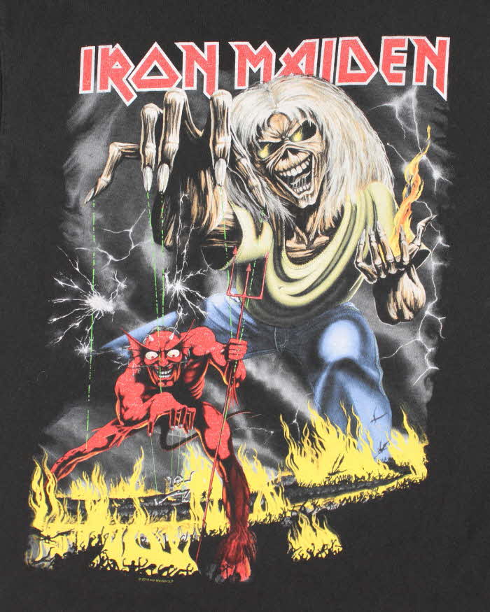 Vintage Iron Maiden Legacy Of The Beast Tour T-shirt - L