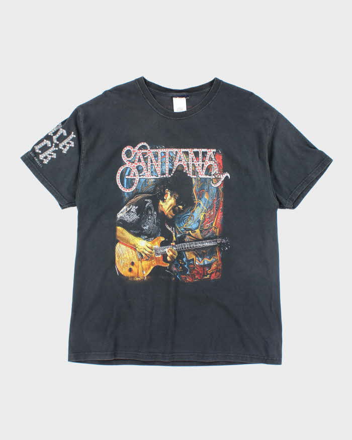 Vintage 2000s Carlos Santana Rhinestone Tour T-shirt - L