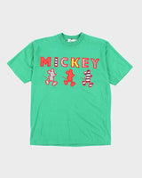 Vintage Disney Mickey Mouse Embroidered T-shirt - S