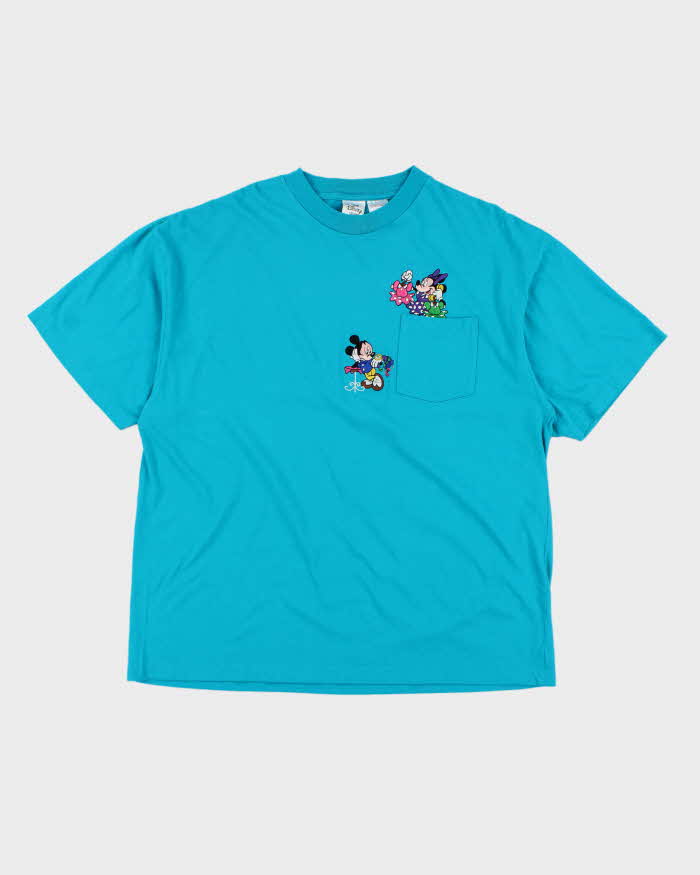 Vintage Disney Embroidered  T-shirt - XXL