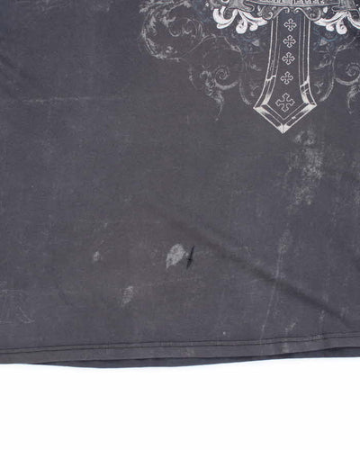 Vintage Y2k 00s Xzavier All Over Print T-shirt - XL