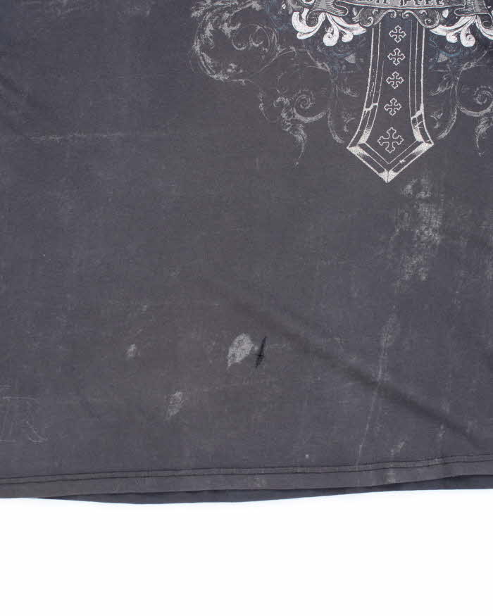 Vintage Y2k 00s Xzavier All Over Print T-shirt - XL