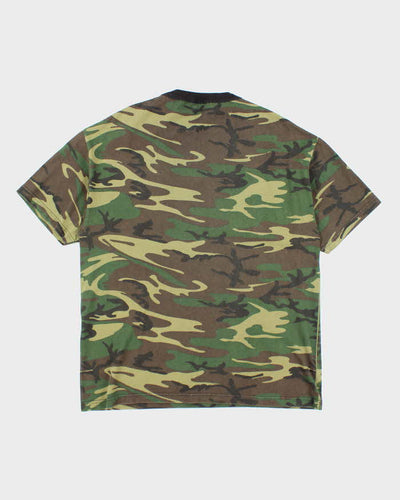 Vintage Sarcee Fish & Game Assoc Camouflage T-shirt - XL