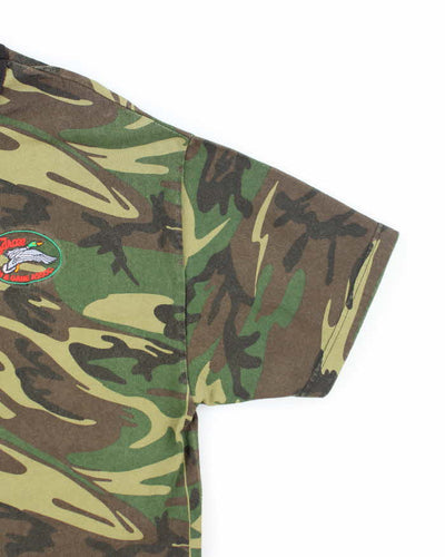 Vintage Sarcee Fish & Game Assoc Camouflage T-shirt - XL