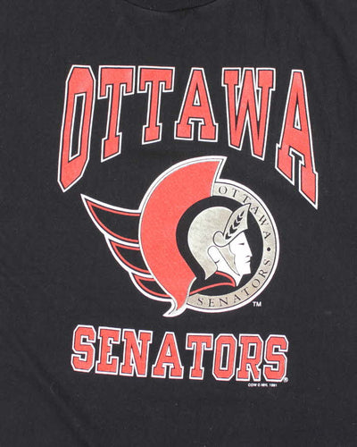 Vintage 90s Ottawa Senators Single Stitch T-shirt - L