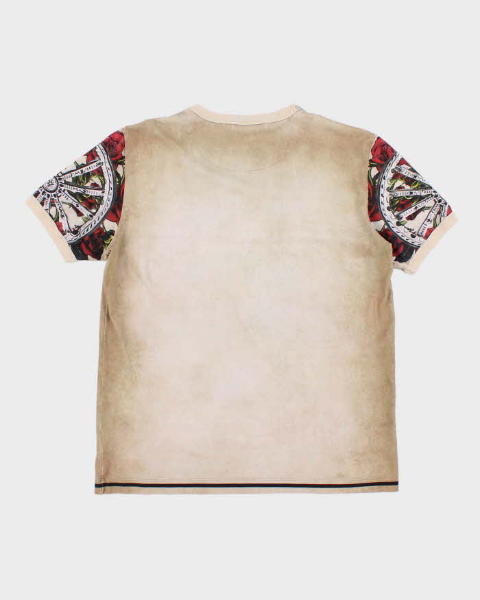 Vintage Y2k 00s Dolce &amp; Gabbana All Over Print T-shirt - M