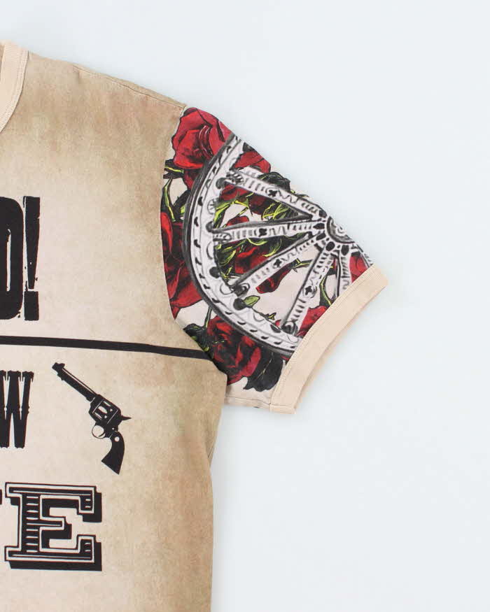 Vintage Y2k 00s Dolce &amp; Gabbana All Over Print T-shirt - M