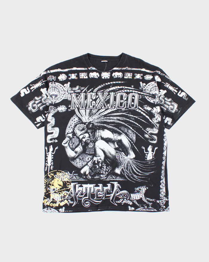 Vintage Mexico All Over Print T-shirt - XL