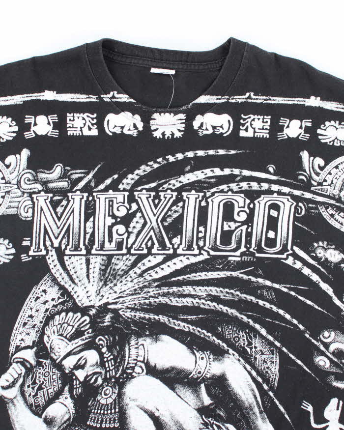 Vintage Mexico All Over Print T-shirt - XL