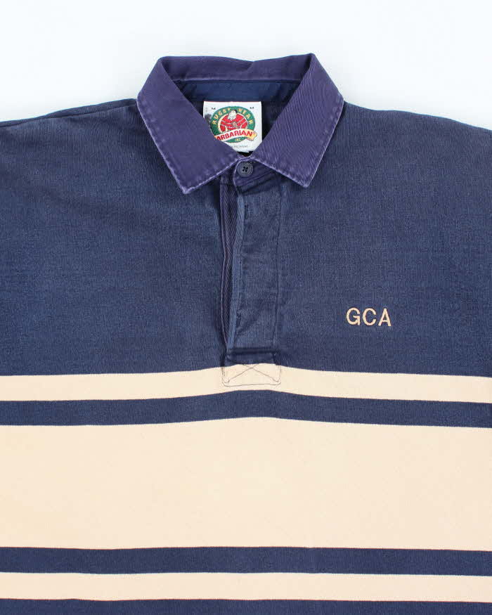 Vintage Rugby Wear Long Sleeve Polo Shirt - M