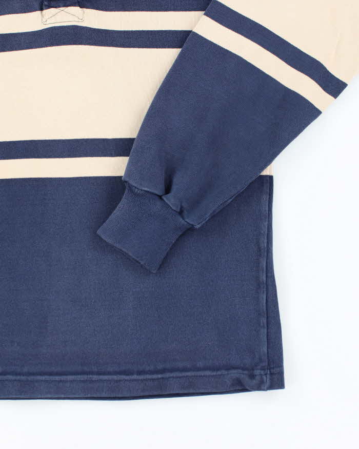 Vintage Rugby Wear Long Sleeve Polo Shirt - M