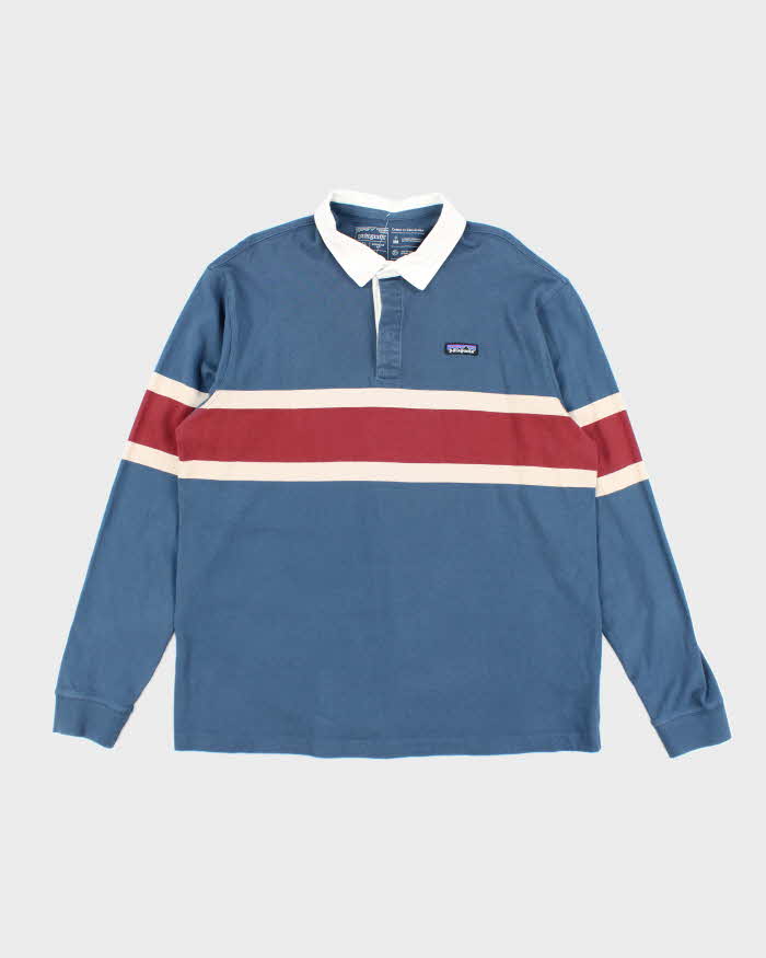 Vintage 00s Patagonia Long Sleeve Polo Shirt - XL