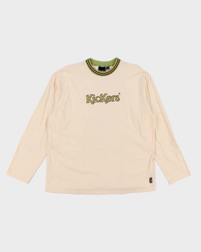 Vintage 2000s Kickers Oversized Long Sleeve T-shirt - M