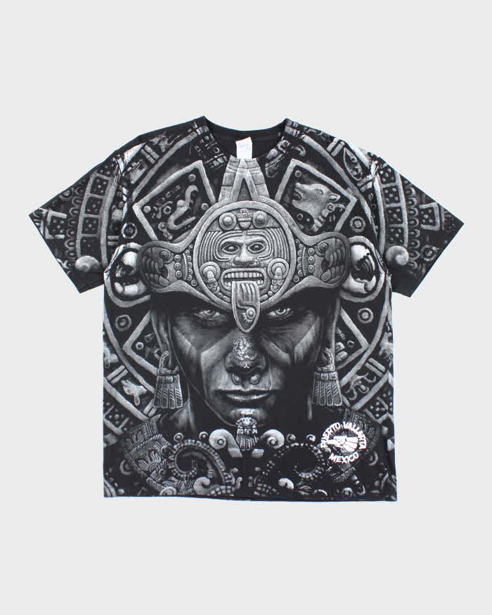 Vintage Mexico All Over Print T-shirt - XL