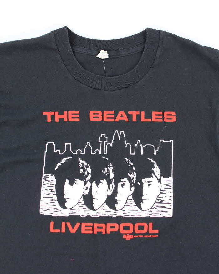 Vintage 90s The Beatles Liverpool Single Stitch T-shirt - L